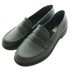 ハンター HUNTER リファインドペニーローファー レインシューズ UK6 黒 ブラック グレー /SS ■OS