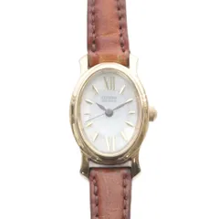 シチズン CITIZEN ECO-DRIVE エコドライブ 腕時計 3針 茶色 B035-K006538