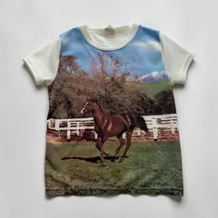 【Size 110】vintage うま アニマルTシャツのサムネイル