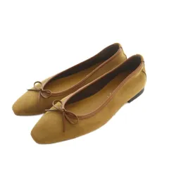 ルタロン Le Talon スエード調リボンバレエシューズ 23.5cm 茶 /MI ■OS