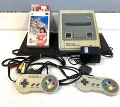 【SFC】スーパーファミコン本体+ソフト2本セット【動作品】