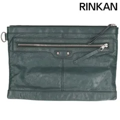 バレンシアガ  273022 クラシッククリップM レザークラッチバッグ メンズ