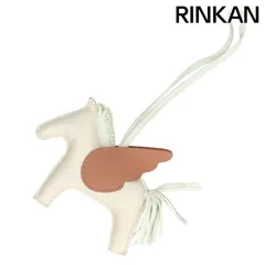 エルメス  ロデオPM B刻印 クレ/ゴールド/ペガサスレザーチャームキーホルダー メンズ PM