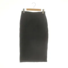 スピック&スパン Spick&Span 24AW チノタックタイトスカート ロング 36 ブラック /ES ■OS