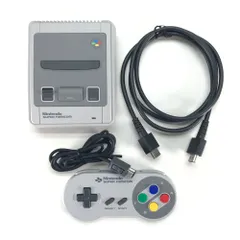 ●任天堂 ゲーム機本体 ニンテンドークラシックミニ スーパーファミコン 欠品あり