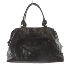 ロンシャン LONGCHAMP エナメル バッグ ハンドバッグ 黒 ブラック