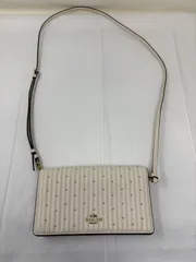 ◆COACH コーチ ショルダーバッグ 白 ホワイト ヘイデンフォルドオーバー ウォレット 中古◆21053★