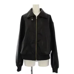 アズールバイマウジー AZUL by moussy ジャケット 上着 F 黒 ブラック フェイクレザー 長袖 /GP