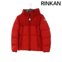 モンクレール  MONTCLAR/モンクラー ロゴテープフーデッドダウンジャケット メンズ