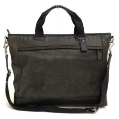 COACH コーチ ビジネスバッグ 2way メトロポリタン トート レザー 黒