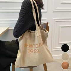 トートバッグ ニット トートバッグ レディース 秋冬