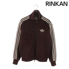 アディダス  KS0428 MOHAIR FIREBIRD LOOSE TRACK TOP サイドラインベロアトラックブルゾン レディース S
