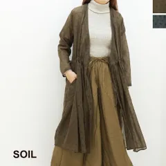 [70%OFF] ソイル SOIL ウールシングルフラワープリント・カシュクールドレス NSL18513 S011851300 レディース カーディガン ワンピース[PTU] [返品・交換不可]のサムネイル