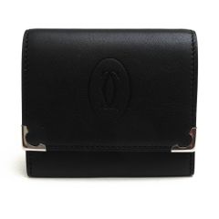 ⭐️ 極美品 マスト ドゥ カルティエ コンパクト 三つ折り財布