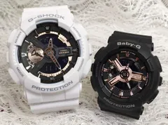 恋人たちのGショックペアウォッチ G-SHOCK BABY-G  ペア腕時計 カシオ 2本セット アナデジ GA-110RG-7AJF BA-110rg-1AJF ラッピング無料 新品 メッセージカード手書きします 