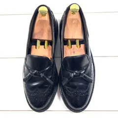 【美品】リーガル REGAL タッセルローファー メダリオン ブラック VO88