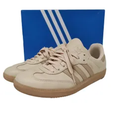 ADIDAS アディダス SAMBA OG ローカット スニーカー JI3208 27.5 ベージュ メンズ