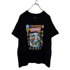 【JUSTICE LEAGUE】 DC COMICS JLA All-Star Graphic Tee DCコミックス キャラクター集合Tシャツ S-5831