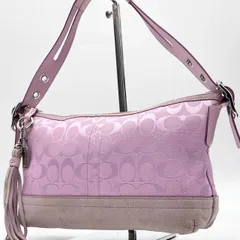 美品○ COACH コーチ ショルダーバッグ ワンショルダー タッセル 