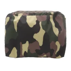 レスポートサック LesportSAC カモフラ柄 スクエアコスメティックポーチ カーキ 緑