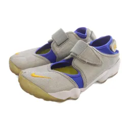 ナイキ NIKE GIRLS WMNS AIR RIFT BR スニーカー サンダル 23cm グレー 青 DV2926-300