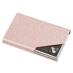 【売切注意！お急ぎ下さい】(さくら色 専用の化粧箱が付き 名刺が折れない 猫) 選べる多色 レディース メンズ 名刺入れ