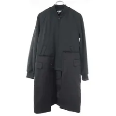 BLACK COMME des GARCONS ブラック コムデギャルソン 20SS ドッキングポリエステルロングブルゾン 1E-J011 ブラック Sのサムネイル