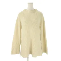 テチチ Te chichi TERRASSE ニット セーター F 白 アイボリー 長袖 ボトルネック リブ編み /CK46 ■GY99