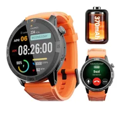 AGM Legion Pro スマートウォッチ 軍用規格 GPS内蔵 オフラインマップ 1.43インチAMOLED 100+のスポーツモード 睡眠/運動管理 心拍 睡眠 ストレス 健康管理 お昼寝検出 リマインダー 水分補給リマインダー Bluetoothｍａ