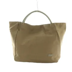 イビサ IBIZA ハンドバッグ ロゴマーク 茶 /MI ■OS