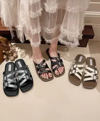 ベルトサンダル クロスストラップサンダル