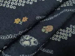 平和屋着物■中国三大刺繍　相良刺繍　訪問着　絞り　刺繍　吉祥草花文　正絹　逸品　CABF2901zeのサムネイル