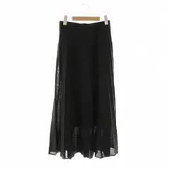 シンゾーン Shinzone THE SHINZONE PLEATS KNIT SKIRT プリーツスカート ニット F ブラック /ES ■OS