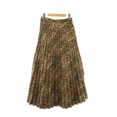アメリヴィンテージ Ameri VINTAGE PYTHON PLEATS SKIRT スカート プリーツ ロング パイソン柄 ブラウン ブラック /HK ■OS