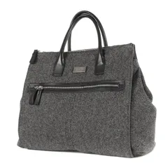 DSQUARED2 ディースクエアード バッグ グレー | ヘリンボーン ツイード トートバッグ | ブランド カバン【メンズ】【中古】のサムネイル