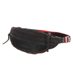 Christian Louboutin クリスチャンルブタン バッグ ブラック レッド | 22SS スパイクスタッズ ボディバッグ (Parisnyc Small) | ブランド カバン【メンズ】【中古】のサムネイル