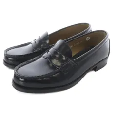 ハルタ HARUTA コインローファー レザー 23.5cm 黒