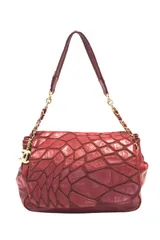 極美品 CHANEL シャネル チェーンワンショルダーバッグ 12番台 ココマーク ラムスキン ボルドー パッチワーク ゴールド金具 中古 4b012573