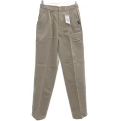 ジェイプレス J.PRESS タグ付き チノパン パンツ ベージュ 無地 タック入り ストレート /ML ■GY66