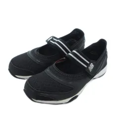 バンズ VANS タグ付き ウォーキングシューズ バレエシューズ 靴 シューズ 23.5 黒 ブラック メッシュ素材 ロゴ /NU ■GY12のサムネイル
