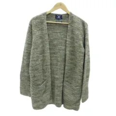 コムサコミューン COMME CA COMMUNE ニットカーディガン ミドル丈 前開き M 茶色 ブラウン /HO1 ■GY59のサムネイル