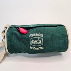 HERMES エルメス オードランジュヴェルト キャンバス ポーチ 非売品