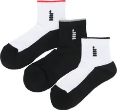 ゴーセン GOSEN テニス ハーフソックス 3 足組 レディース  F25LH3P -のサムネイル