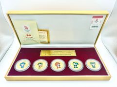 2008 北京オリンピック 記念メダル 5枚 限定ケース付(メッキ) - メルカリ 2008 北京オリンピック 記念メダル 5枚 限定ケース付(メッキ) - メルカリ