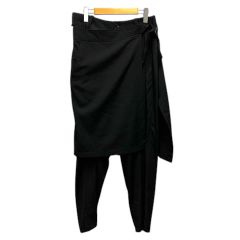 ヨウジヤマモト 23AW LOOK30 ウールギャバドレープパンツ サイズ1