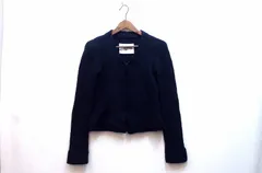 【221706】ZUCCa ズッカ  ローゲージニット カーディガン ジャケット レディース  M ネイビー