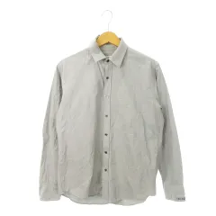 シーケーカルバンクライン ck Calvin Klein オックスフォードシャツ レギュラー シェルボタン ロゴ刺繍 M グレー /MN15 ■GY99のサムネイル