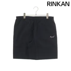 シークエル  25SS  SQ-25SS-SP-04 ロゴ刺繍イージーハーフパンツ メンズ XL