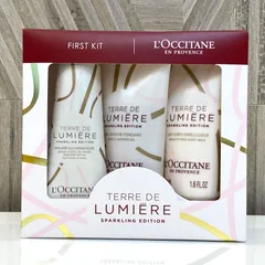 rm) L'OCCITANE ロクシタン テールド ルミエール ジョイ ファーストキット ハンドクリーム 30ml シャワージェル 50ml ボディミルク 50ml セット ※未使用 保管品