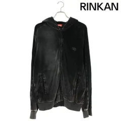 ディーゼル  A12180 ロゴ刺繍ジップアップパーカー メンズ XL